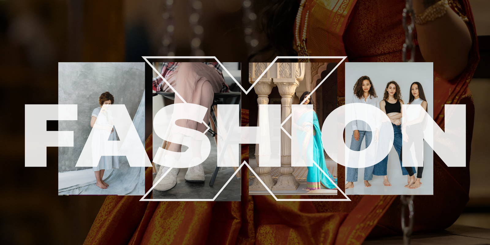 Brown White Modern Fashion Banner (1)