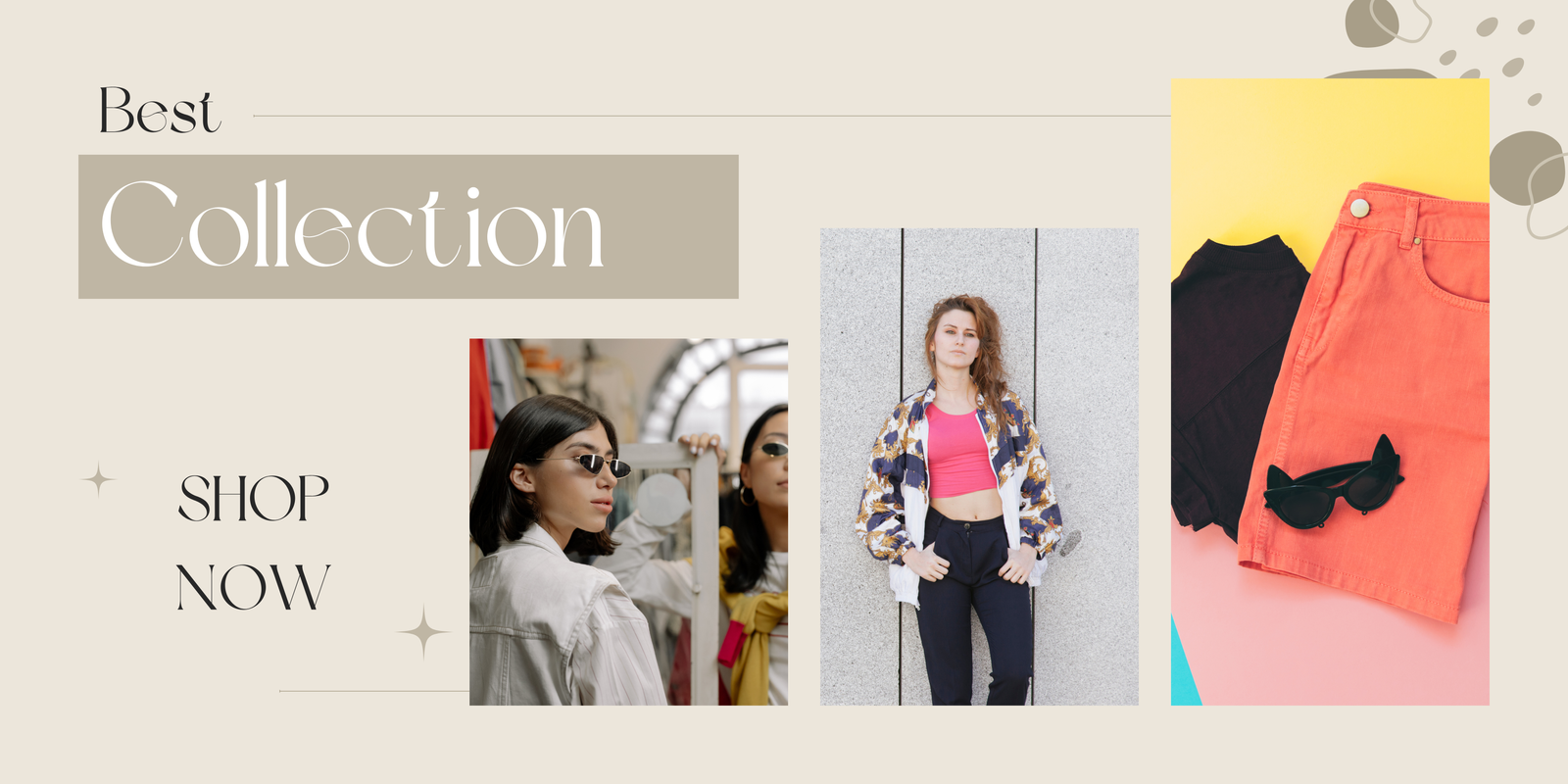 Brown White Modern Fashion Banner (2)